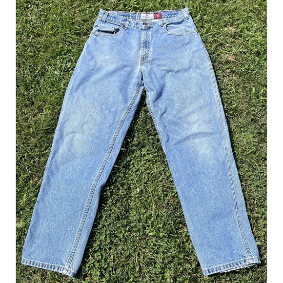 Vintage Levis 545 Jeans Mens 34x32 Blue Loose Fit Signature Baggy Straight Leg‎ - Picture 1 of 13